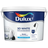 Краска Dulux 3D White ослепительно белая матовая BW 9л