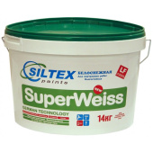 Краска SILTEX SuperWeiss для стен и потолков 5кг